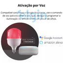 Kit 4 Lâmpadas Inteligente Led Bulbo 10w Rgb Smart Color - Elgin