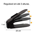 Kit com 5 Organizadores de Sapatos Reguláveis