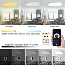 Lâmpada De Teto 24W / 110v Inteligente WiFi Tuya Smart App Forma Redonda Mutável Cor RGBCW Controle Remoto