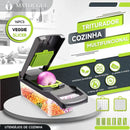 Fatiador e Ralador Profissional 16 em 1 em Aço Inox