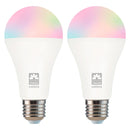 Kit 2 Lâmpadas Smart LED Inteligente 11W RGB WiFi Bivolt Compatível com Alexa e Google Assistant